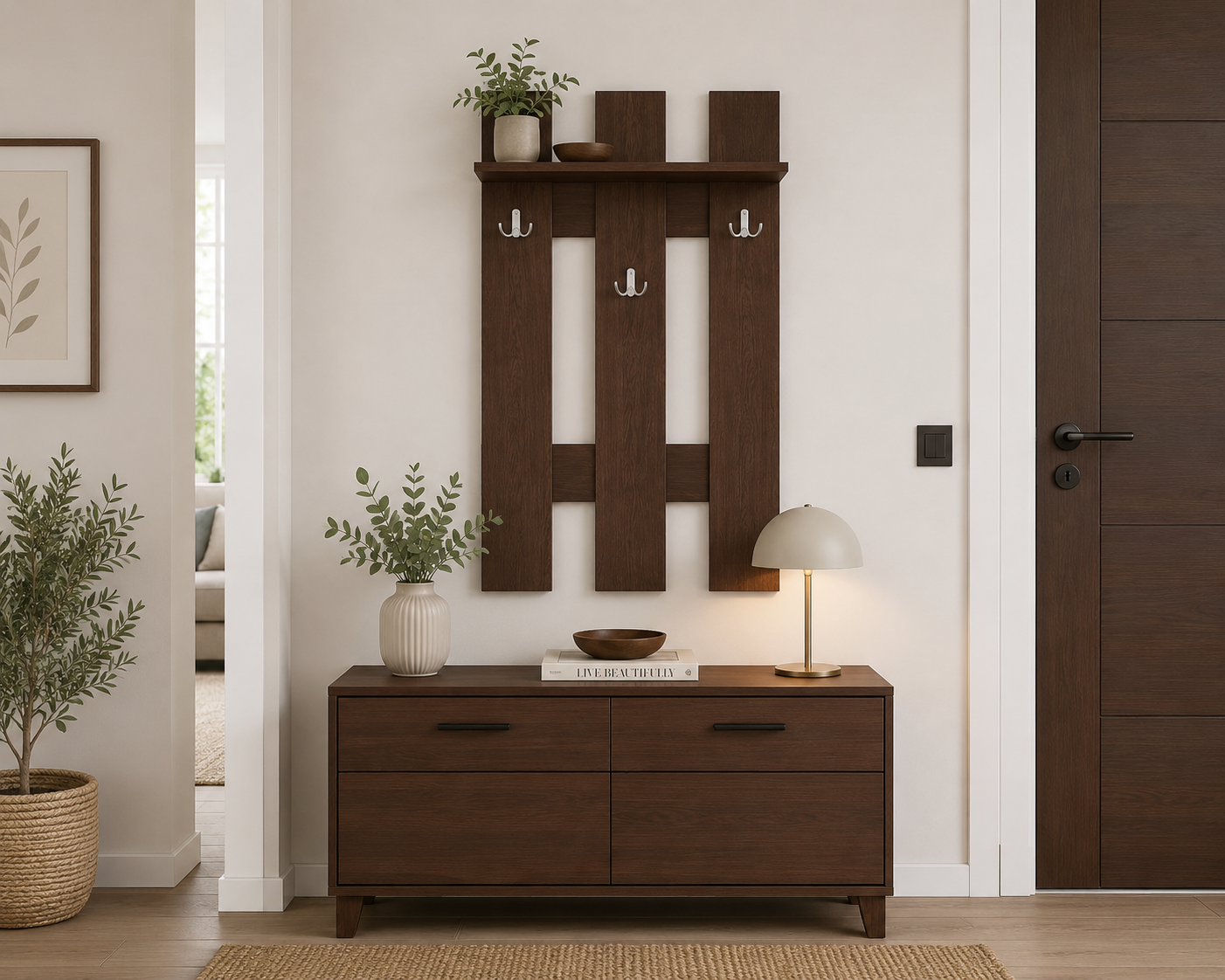 Κρεμάστρα ρούχων — 54 × 21 × 120 cm — Υλικό δεν δηλώνεται · Genomax · Κωδικός all4home-38693